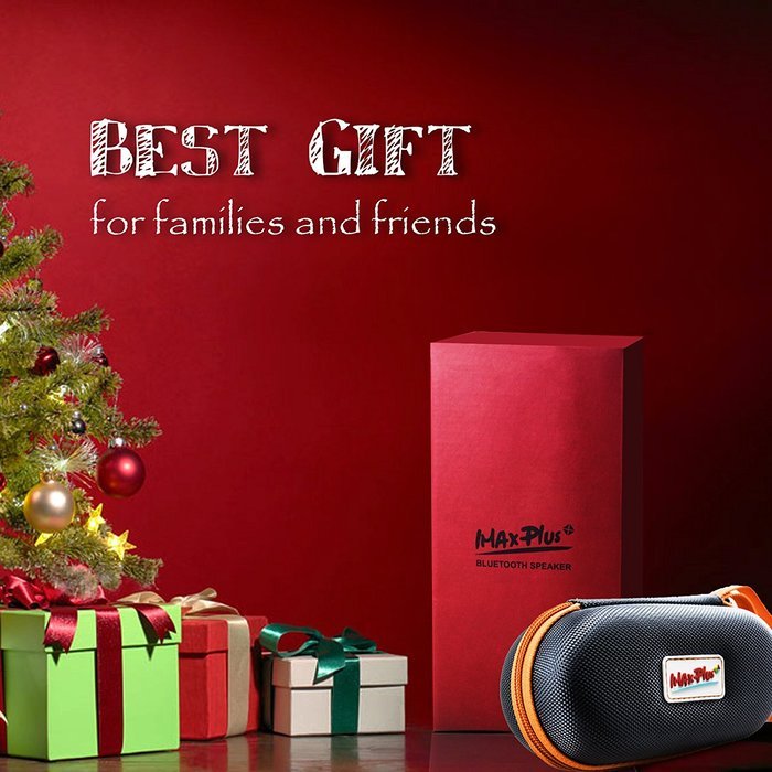 IMAXPLUS Outdoor Wireless Bluetooth Speakers 4.1 with Waterproof IPX6,12 Hours Playtime,TF Card Play and Hands-Free... N2