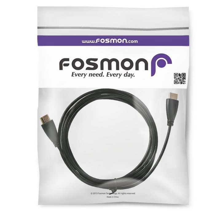 HDMI Cable, HDMI Cable 10 FT, Fosmon Gold-Plated High Speed HDMI Cable [4K Resolution | Support 3D | Ethernet... N7