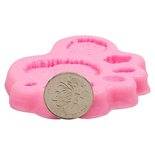 "Sunflower Bud Decorating Mold Fondant Silicone Cake Mould" shopping N6