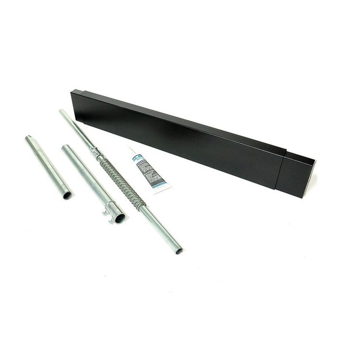 HY-C FSG-BLK-6 Fireplace SmokeGuard, Black Powder Coat, 6-Inch N2