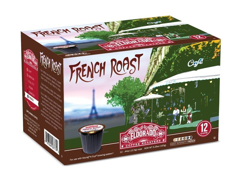 Eldorado Coffee Roasters Caf&eacute; Espresso - Eco-Friendly Single Serve Capsules for Keurig K-Cup Brewers, 12 Count... N11