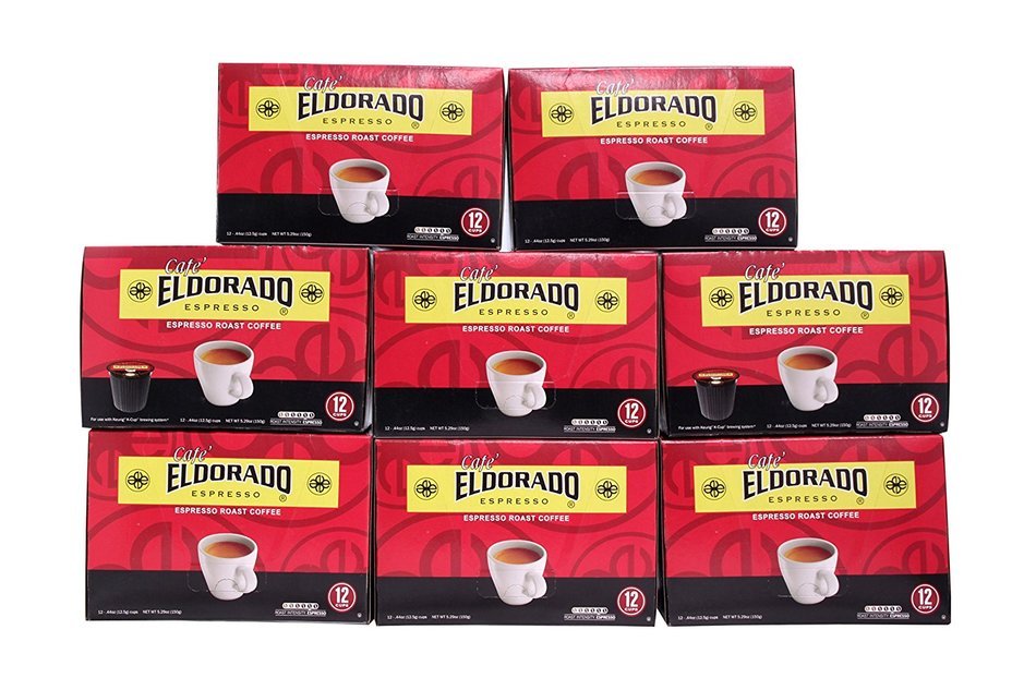 Eldorado Coffee Roasters Caf&eacute; Espresso - Eco-Friendly Single Serve Capsules for Keurig K-Cup Brewers, 12 Count... N13