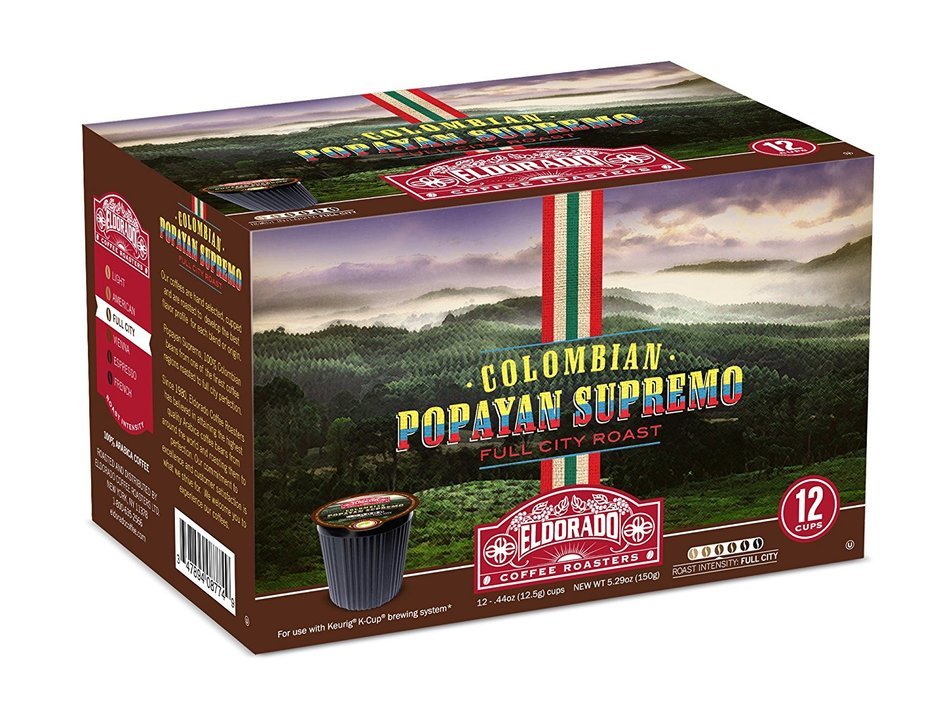 Eldorado Coffee Roasters Caf&eacute; Espresso - Eco-Friendly Single Serve Capsules for Keurig K-Cup Brewers, 12 Count... N14