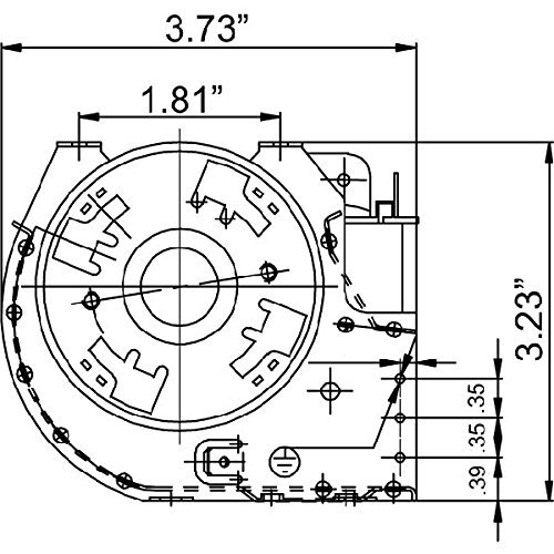 GFK4 Fireplace blower kit for Heatilator, Majestic, CFM, Vermont Castings, Monessen; Rotom #HBRB74K N7