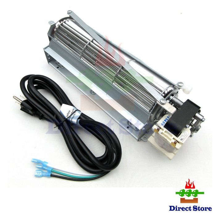 Direct store Parts Kit DN116 GFK4, FK12, FK24 Replacement Fireplace Blower Fan with 3-prong power cord for Monessen...