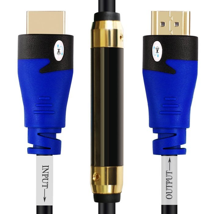 Super HD 1080P Ultra HDMI Cable 2.0V with Built-In Signal Booster CL3 Rated for In-wall Installation Support 3D... N16