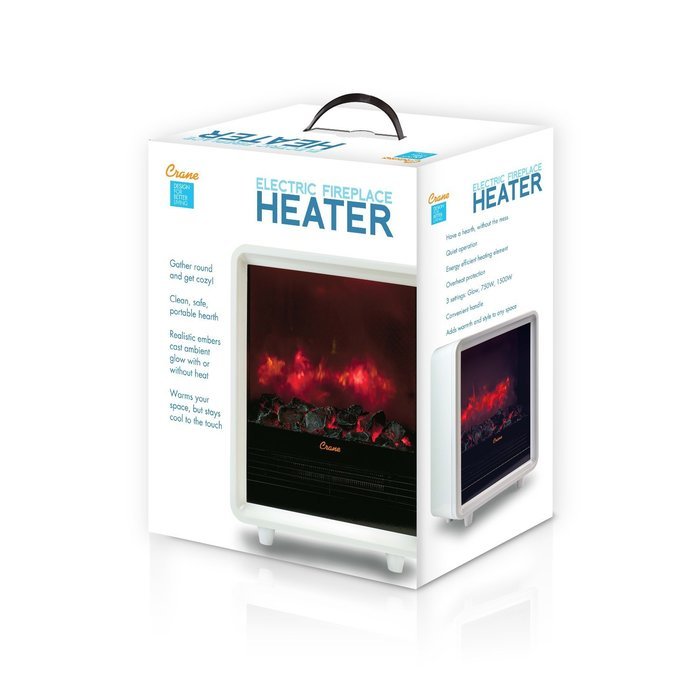 Crane Fireplace Heater - Red N3