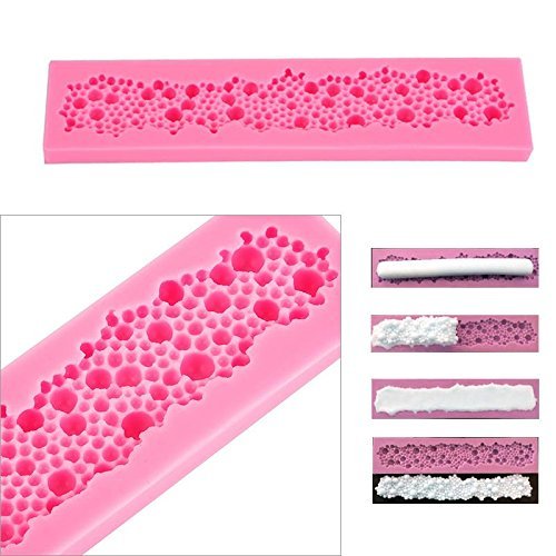 RameyStore Microwave and Freezer Safe Pearls Beads Silicone Cake Mold