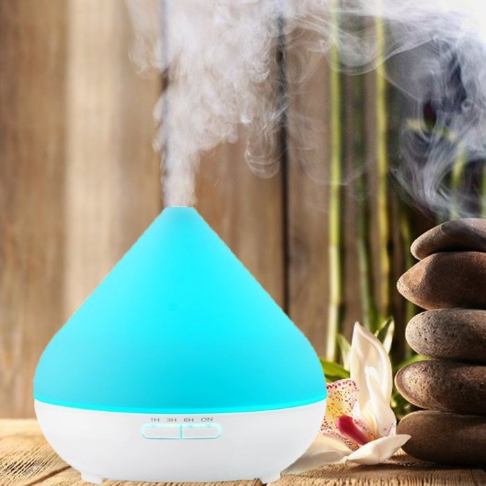 300ml Aroma Essential Oil Diffuser,Ultrasonic Cool Mist Whisper-Quiet Humidifier with 4 Timer Settings and Auto... N5