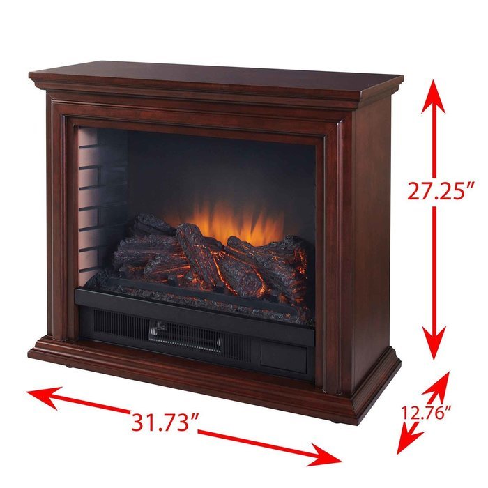 Portable Electric Fireplace Great for Home Decoration and Heating, Come with Free Gift of Nautical Coastal Book... N5