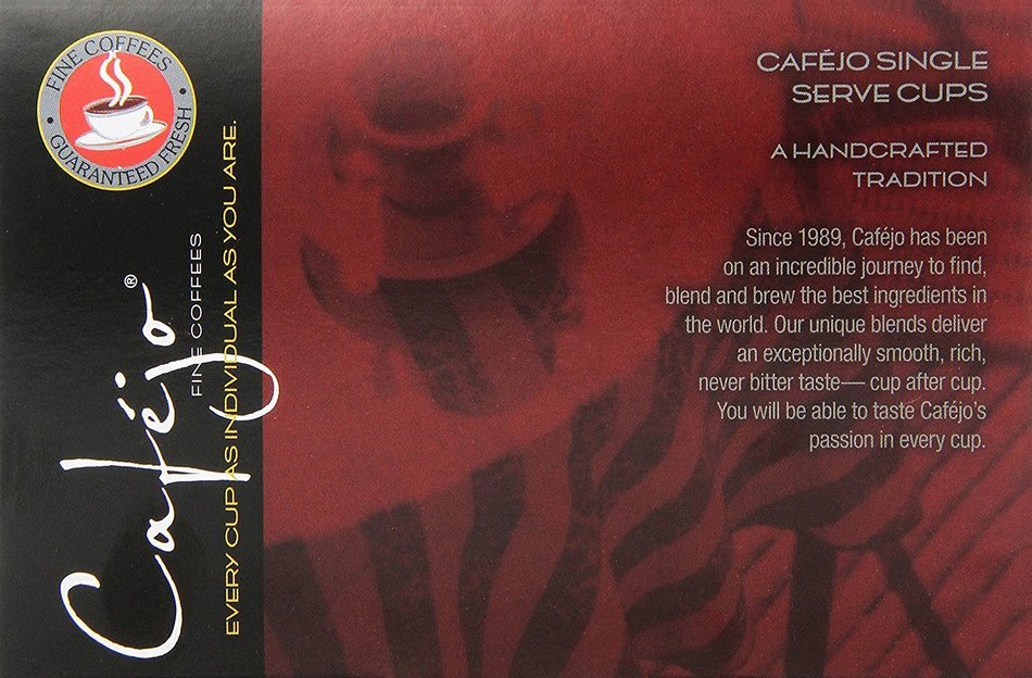 Cafejo K-Cups, Costa Rica Coffee, 50 Count N151