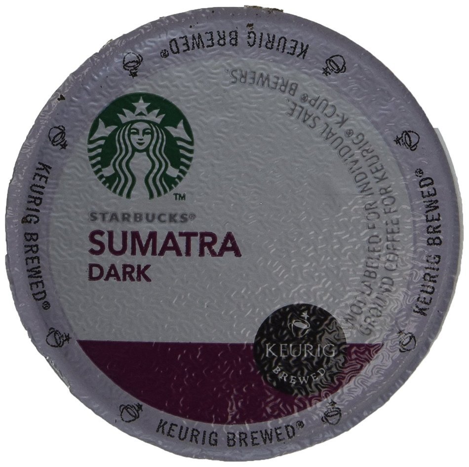 Starbucks Sumatra Dark Roast Coffee Keurig K-Cups, 96 Count N4