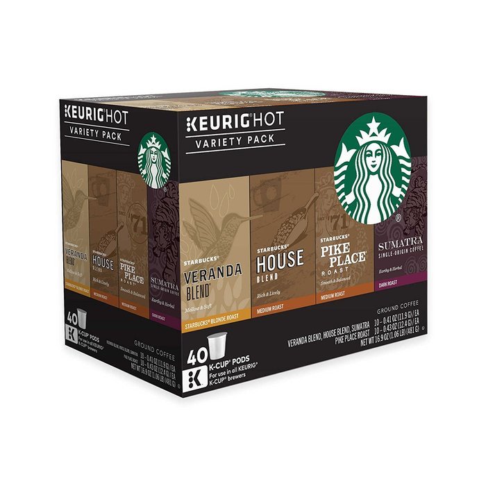 Starbucks Coffee Keurig K-Cup Variety Pack, 40 Count