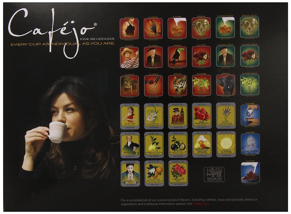 Cafejo K-Cups, Costa Rica Coffee, 50 Count N158
