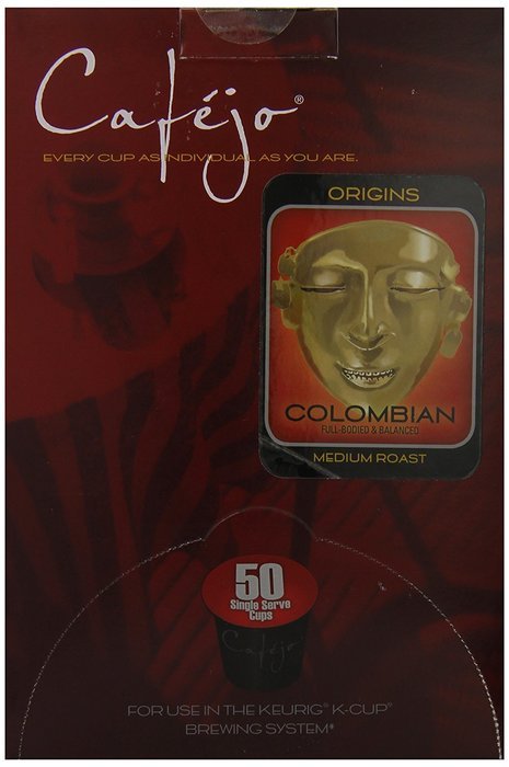 Cafejo K-Cups, Costa Rica Coffee, 50 Count N159