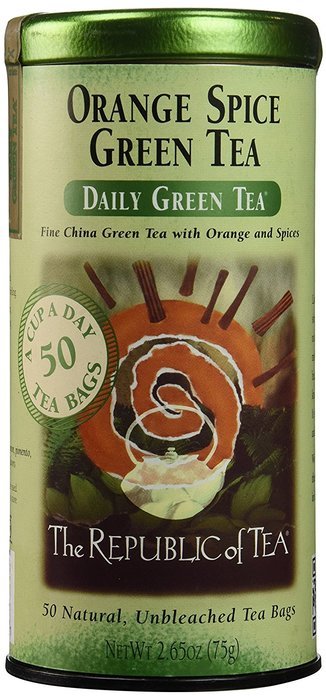 The Republic of Tea, Orange Spice Green Tea, 50-Count