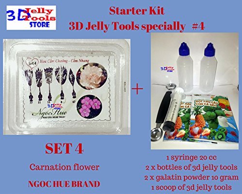 Starter Kit 3D Jelly Tools specially Type 4 - Carnation flower