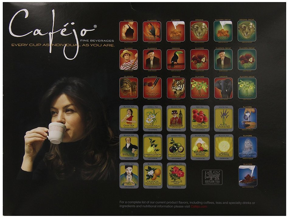 Cafejo K-Cups, Costa Rica Coffee, 50 Count N163