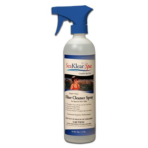 SeaKlear Spray Filter Cleaner, 1 Pint Bottle