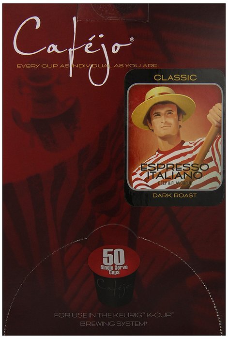 Cafejo K-Cups, Costa Rica Coffee, 50 Count N179