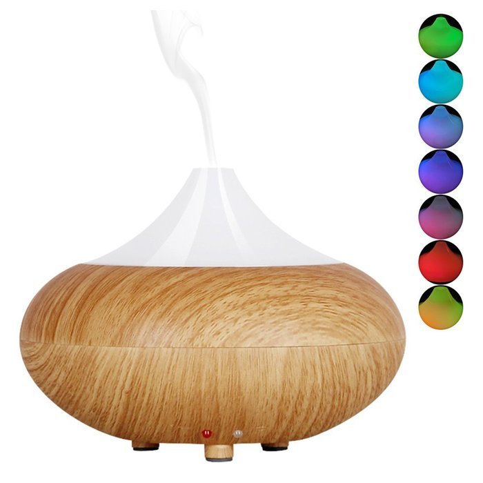 Wingco Cool Mist Air Humidifier - 7 Color LED Lights Changing, 140ml Essential Oil Diffuser Portable Aromatherapy... N7