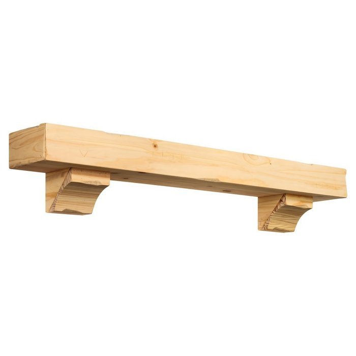 Pearl Mantels Shenandoah Traditional Fireplace Mantel Shelf N52