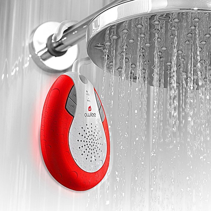 Owlee Clawsome Wireless Bluetooth Shower Speaker - Waterproof IPX4-Rated - 3W - Powerful Bass - Handsfree Calling...