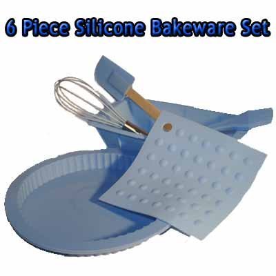Silicone 6 Piece Essential Bakeware Baking Cooking Set N2
