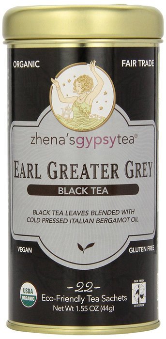 Zhena's Gypsy Tea, Earl Greater Grey, 22 Count Tea Sachets N4