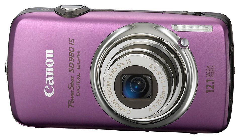 Canon PowerShot SD980IS 12.1MP Digital Camera with 5x Ultra Wide Angle Optical Image Stabilized Zoom and 3-inch...