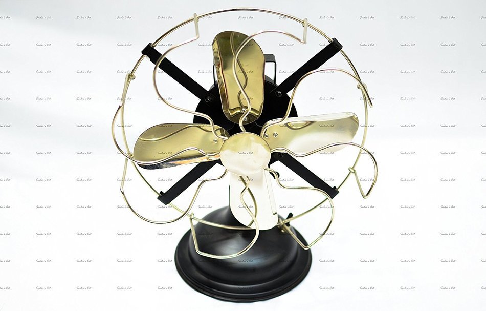 Sailor's Art Brass Vintage Look Table Fan 13" N2