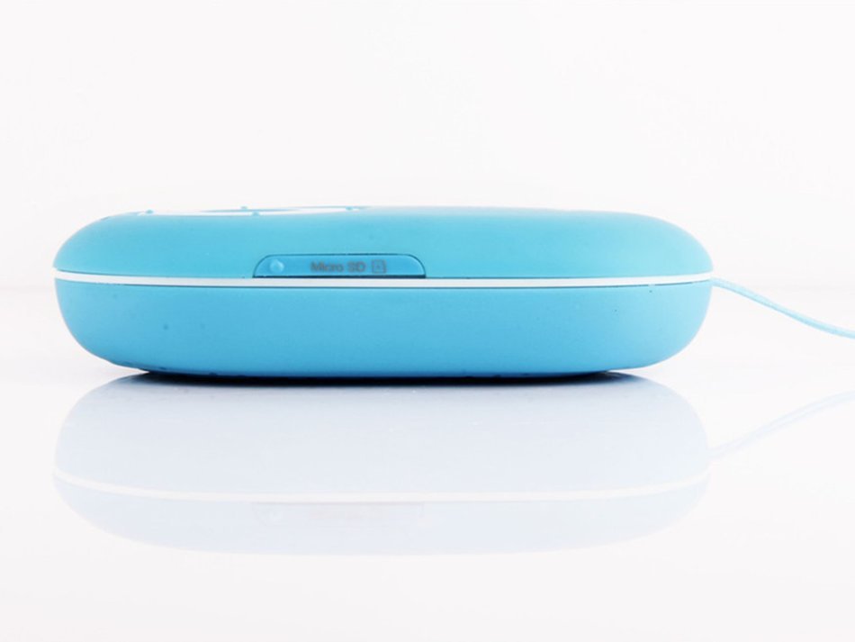 Excelity Portable Bluetooth Speaker Wireless Speaker with Self-timer Controllor Support TF Card - Blue N2