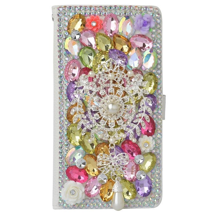 Note 5 Case, Galaxy Note 5 Case,Yaheeda Premium PU Leather [3D Metal Accessory ] Bling Diamond Crystal [Card Slot... N9