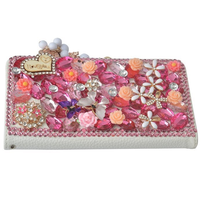 Note 5 Case, Galaxy Note 5 Case,Yaheeda Premium PU Leather [3D Metal Accessory ] Bling Diamond Crystal [Card Slot... N16