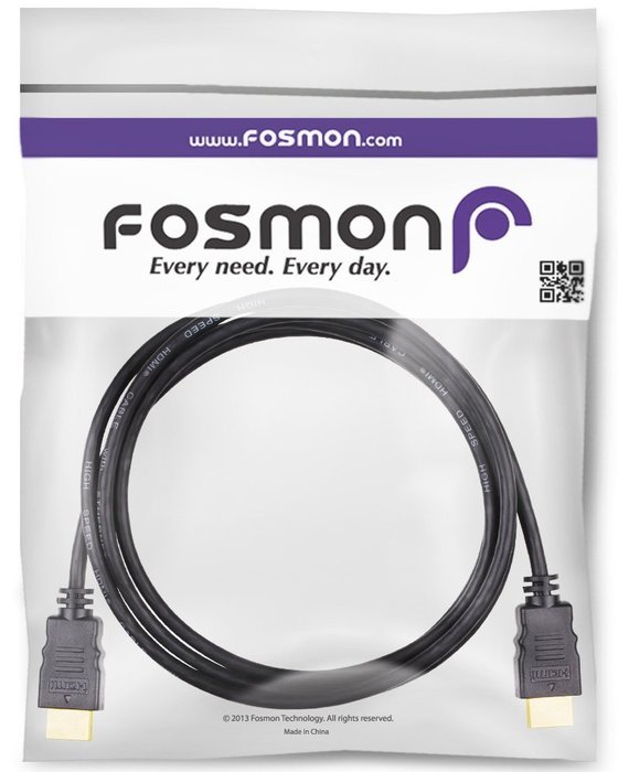 HDMI Cable, HDMI Cable 10 FT, Fosmon Gold-Plated High Speed HDMI Cable [4K Resolution | Support 3D | Ethernet... N11