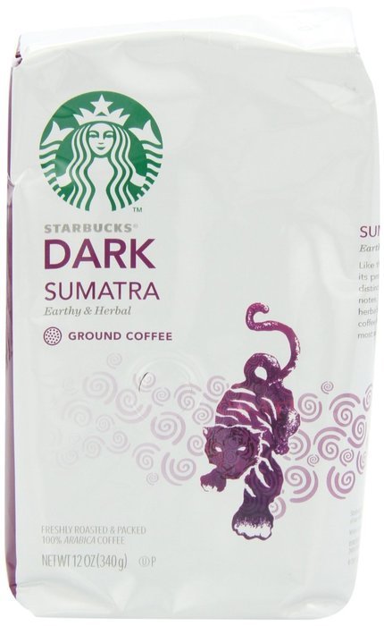 Starbucks Ground Coffee Dark Sumatra Net Wt 12 oz(340g) N6