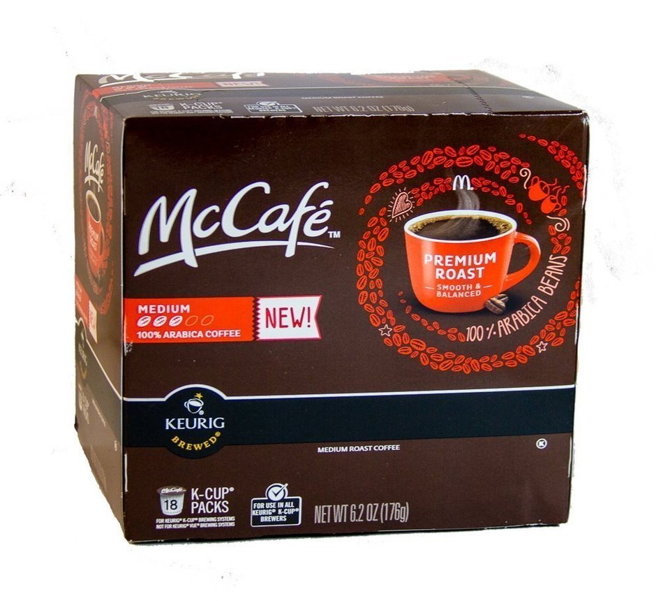McCaf&eacute; Premium Roast Medium K-Cup Packs, 6.2 oz - 18 count (Pack of 2) N2