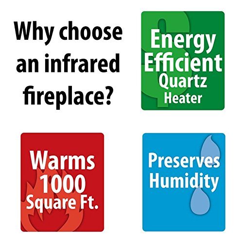 Southern Enterprises Cardona Infrared Electric Fireplace in Walnut N7