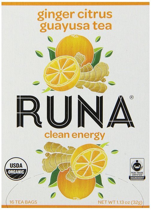 RUNA Clean Energy, Traditional Guayusa Tea, 16-Count Tea Bags N9