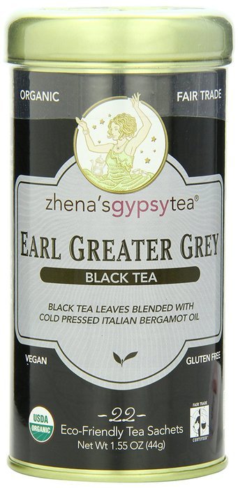 Zhena's Gypsy Tea, Earl Greater Grey, 22 Count Tea Sachets N6