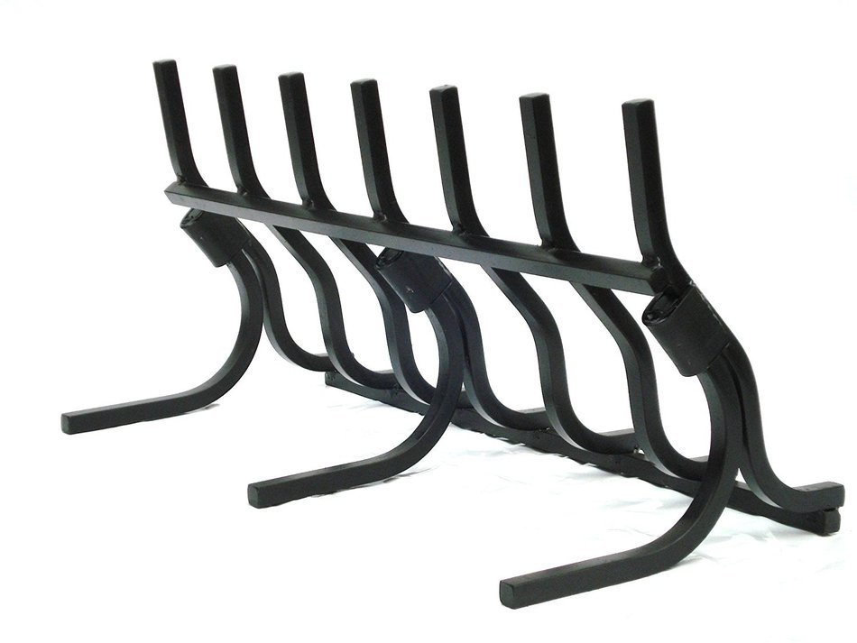 Model M-7 High Efficiency Smoke-Free Fireplace Grate 31" Wide, 15" Tall.