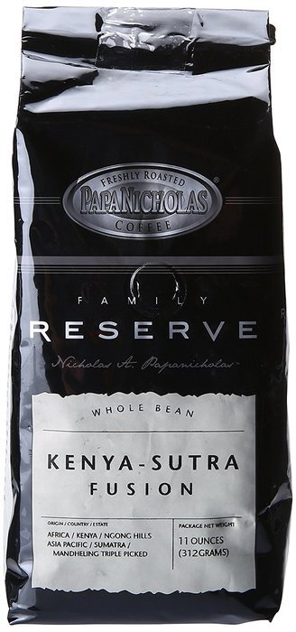 PapaNicholas Coffee Whole Bean Coffee, Italian Espresso, 10 Ounce N7