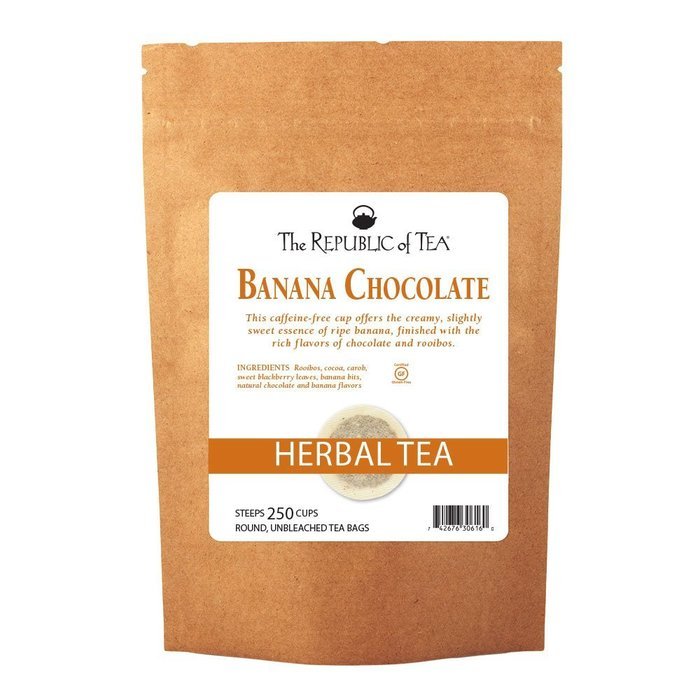 The Republic Of Tea Banana Cuppa Chocolate Tea Bags, 36 Tea Bags N2