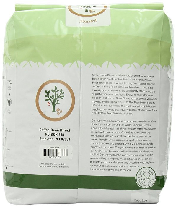 Dark Brazilian Santos, Whole Bean Coffee, 5 Pound Bag N18