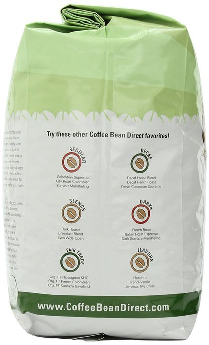 Dark Brazilian Santos, Whole Bean Coffee, 5 Pound Bag N19