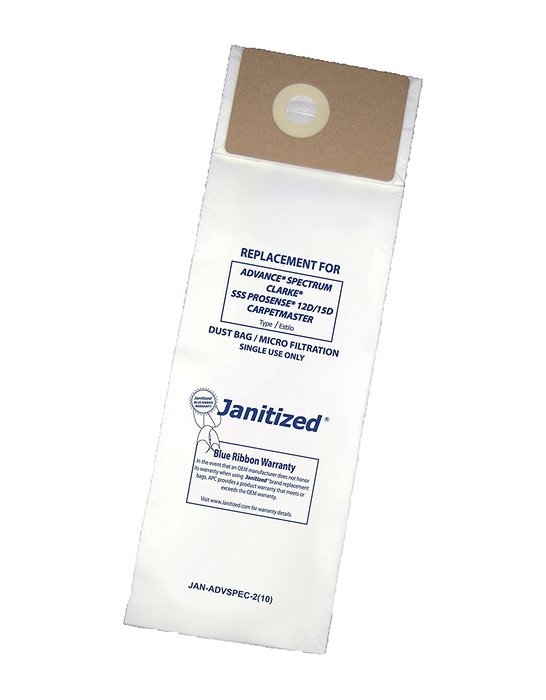 Janitized Commercial Vacuum Paper Bag for Advance Spectrum N2