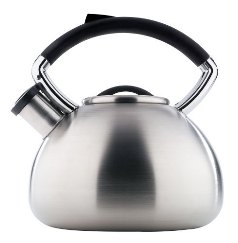 Copco Virtue 2.3 Quart Brushed Stainless Steel Teakettle