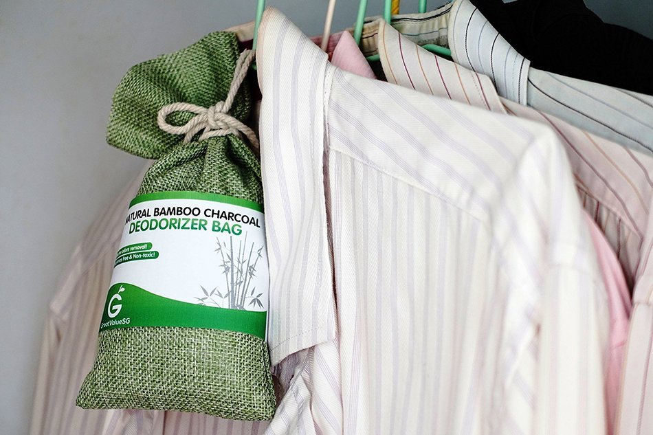 BUY MORE SAVE MORE Great Value SG Bamboo Charcoal Deodorizer Bag, Best Air Purifiers for Smokers & Allergies,... N30