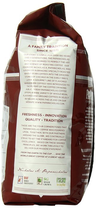 PapaNicholas Coffee Whole Bean Coffee, Italian Espresso, 10 Ounce N9