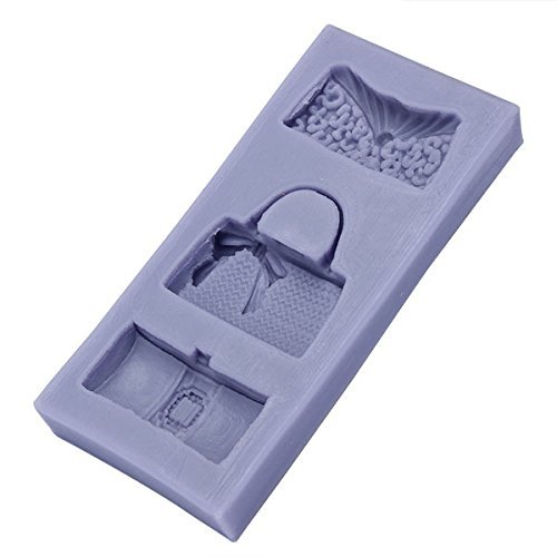 "Fashion Bags Fondant Chocolate Mold Silicone Mould Cake Decorating Tool" shopping N2